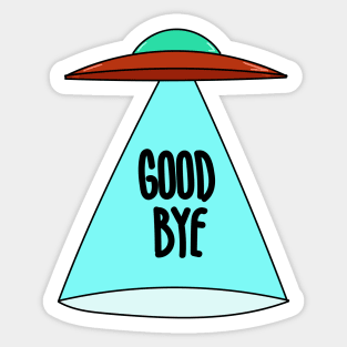 Good Bye Sticker